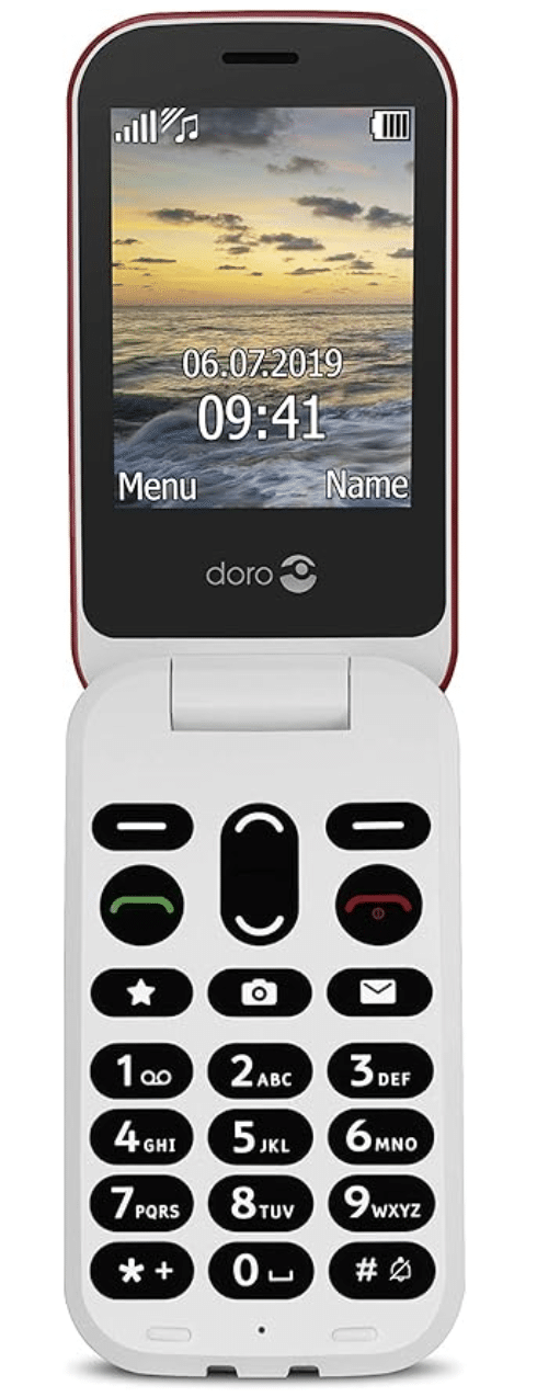 Doro 6040 Seniorentelefon – Klappannahme, Großtasten, SOS, hörgeräte-tauglich