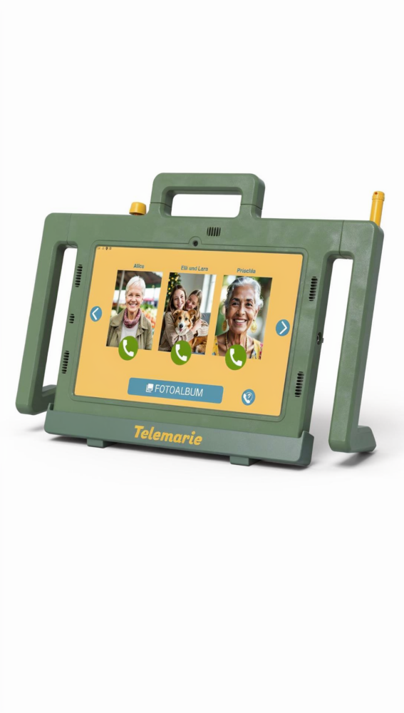 Telemarie Seniorentelefon Tablet – Videotelefonie, Familienalbum, Fernwartung